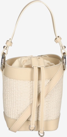 Borsa a sacco di Gave Lux in beige: frontale