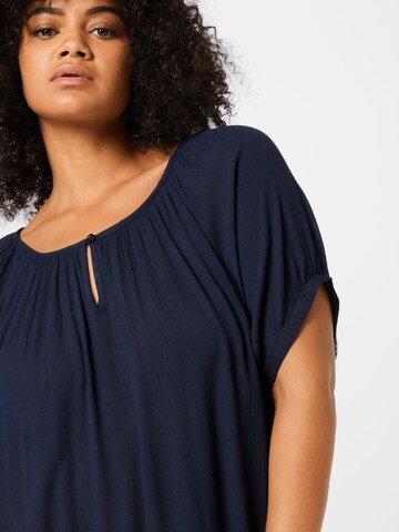 KAFFE CURVE Tunic 'Cami' in Blue