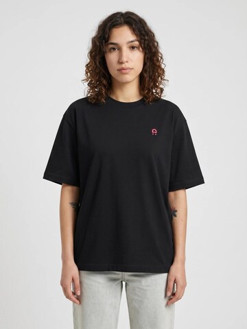 DROP.GOODS Oversizeshirt 'Statement'‌ in Schwarz: Vorderseite