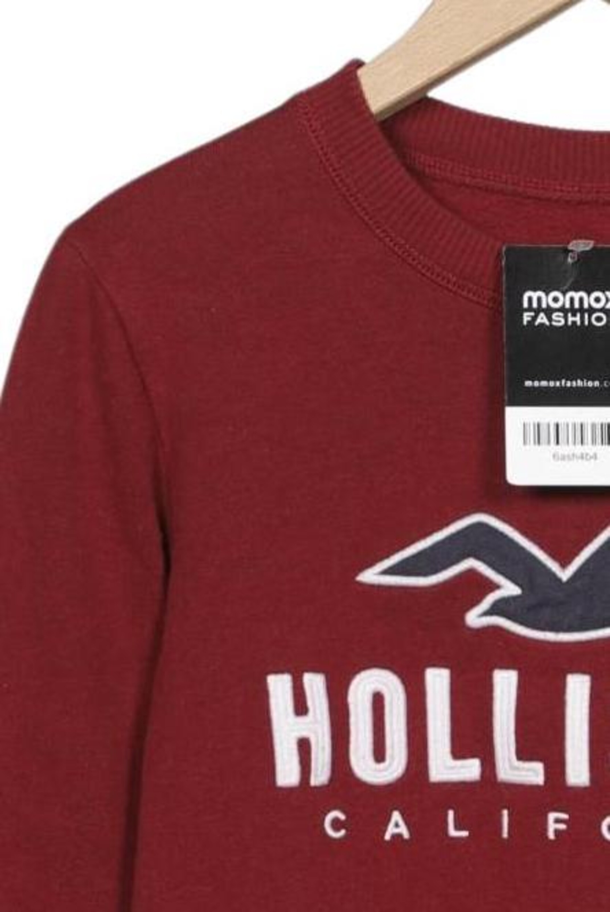 HOLLISTER Sweatshirt & Zip-Up Hoodie in XS in Red