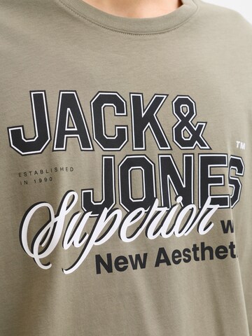 Jack & Jones Plus Shirt 'JJELOGO' in Grijs