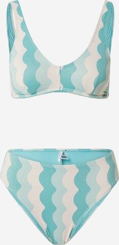 O'NEILL Bustier Bikini 'HALEY' in Blauw: voorkant