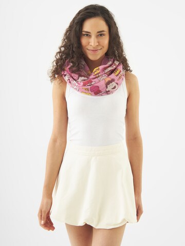 Écharpe CODELLO en rose : devant