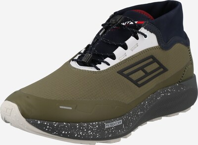 TOMMY HILFIGER Sneakers 'TRAIL 3' in Khaki / Black / White, Item view