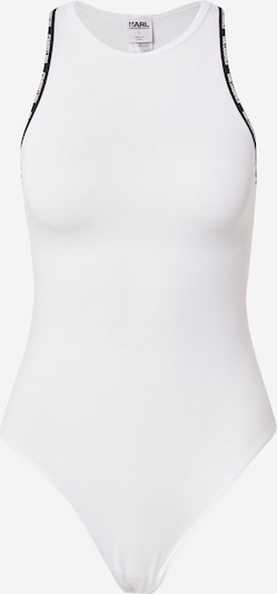 Marškinėliai-glaustinukė iš Karl Lagerfeld, spalva – juoda / balta, Prekių apžvalga