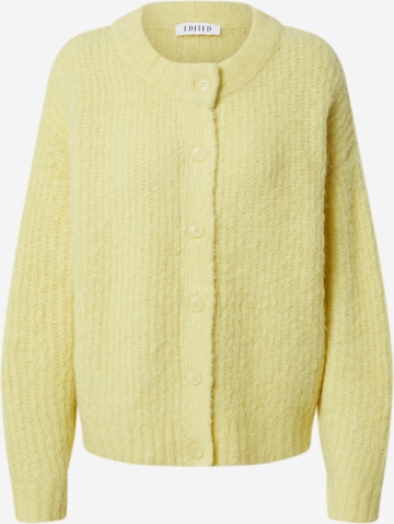 Cardigan 'Thassia' EDITED en jaune : devant