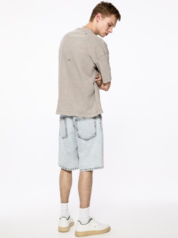 Pull&Bear Loosefit Shorts in Blau