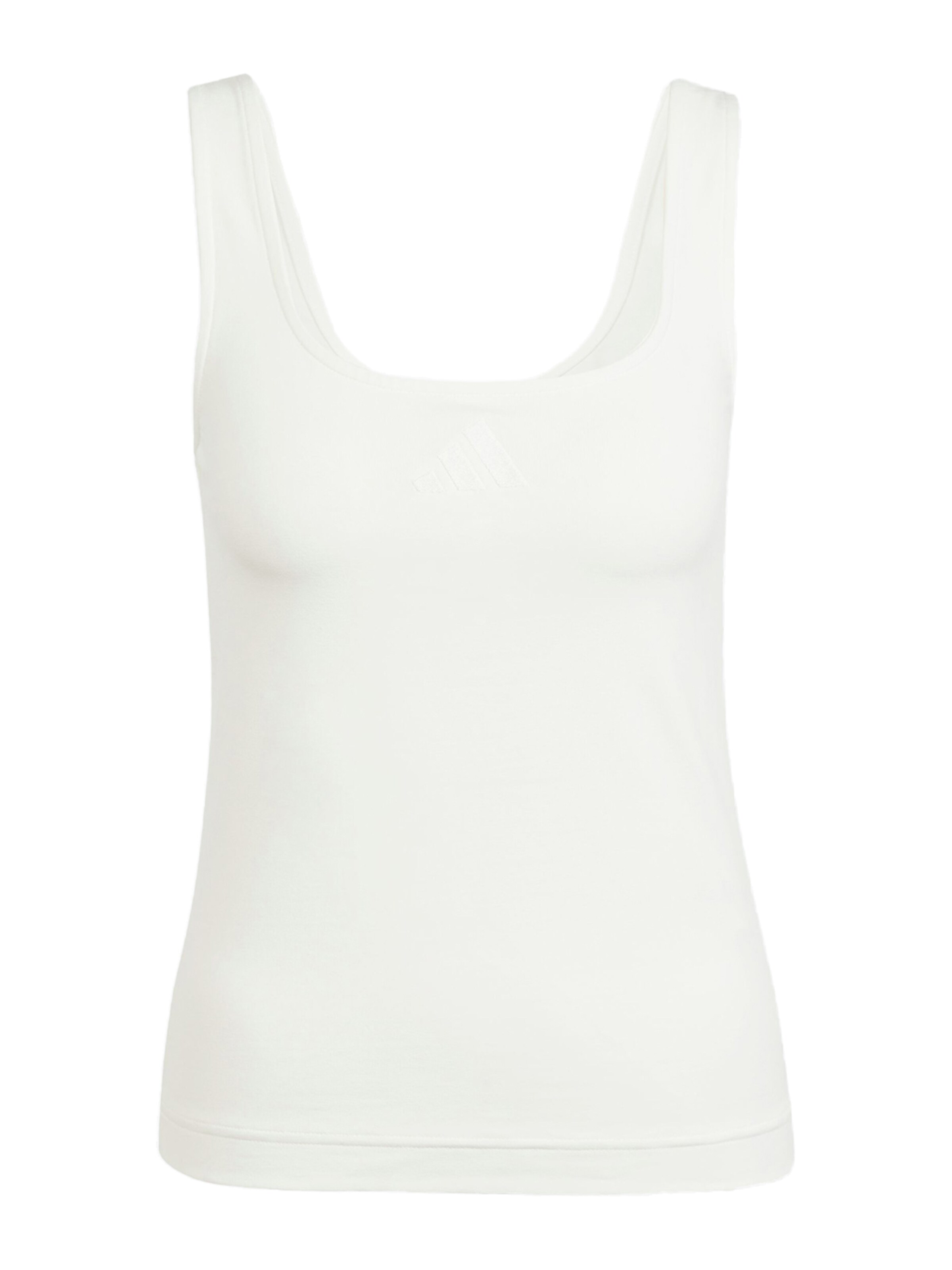 ADIDAS SPORTSWEAR Top sportowy 'ALL SZN' w kolorze biały: przód