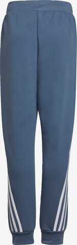 ADIDAS SPORTSWEAR Tapered Workout Pants 'Future Icons' in Blue