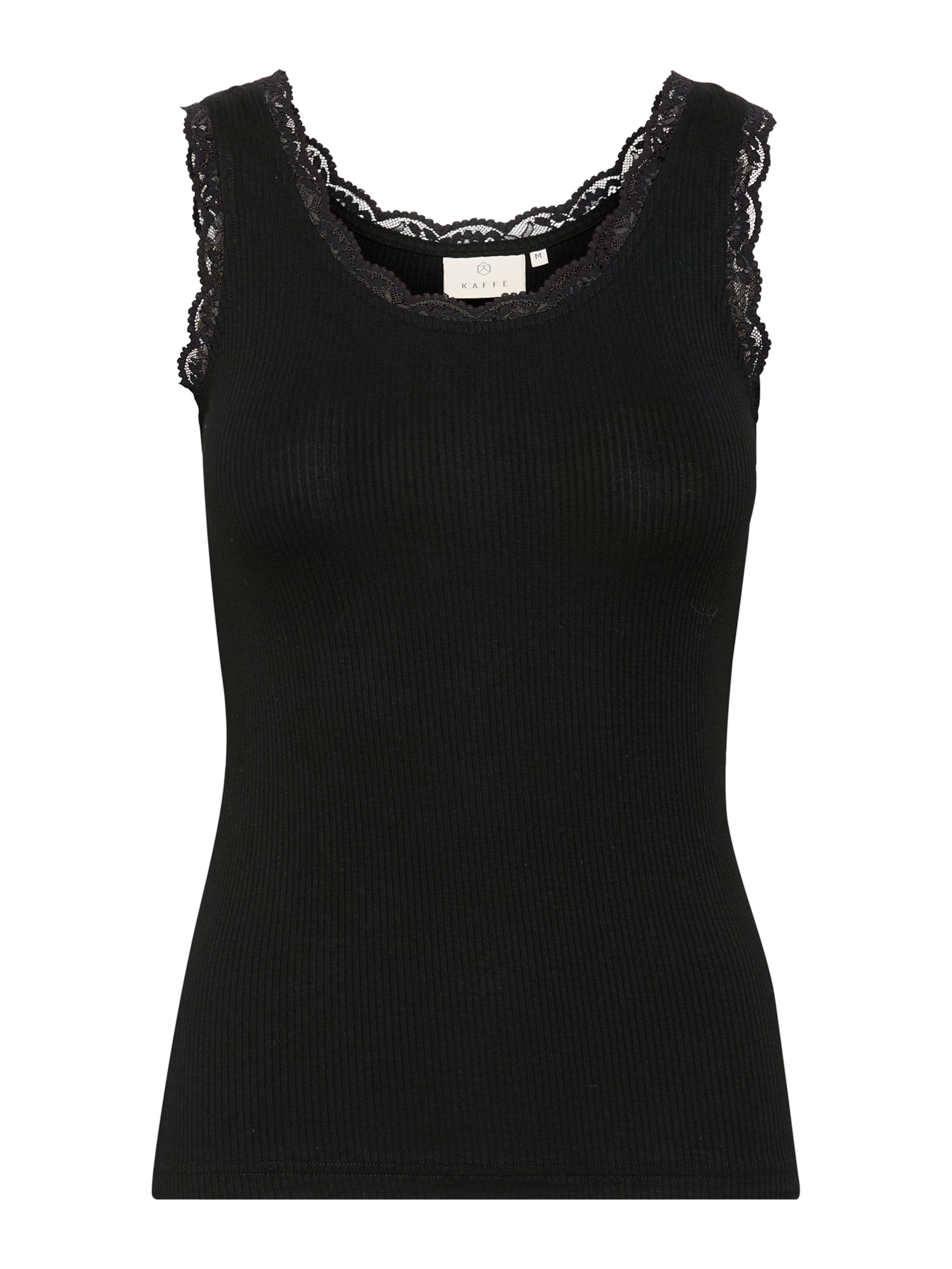Top &#x27;KAOmi&#x27; di Kaffe in nero: frontale