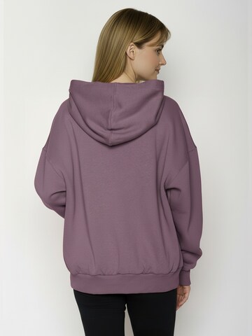 Sweat-shirt ' Mello River Sundown ' GREENBOMB en rouge
