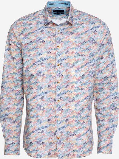 COLOURS & SONS Chemise 'RAPHAEL' en mélange de couleurs, Vue avec produit
