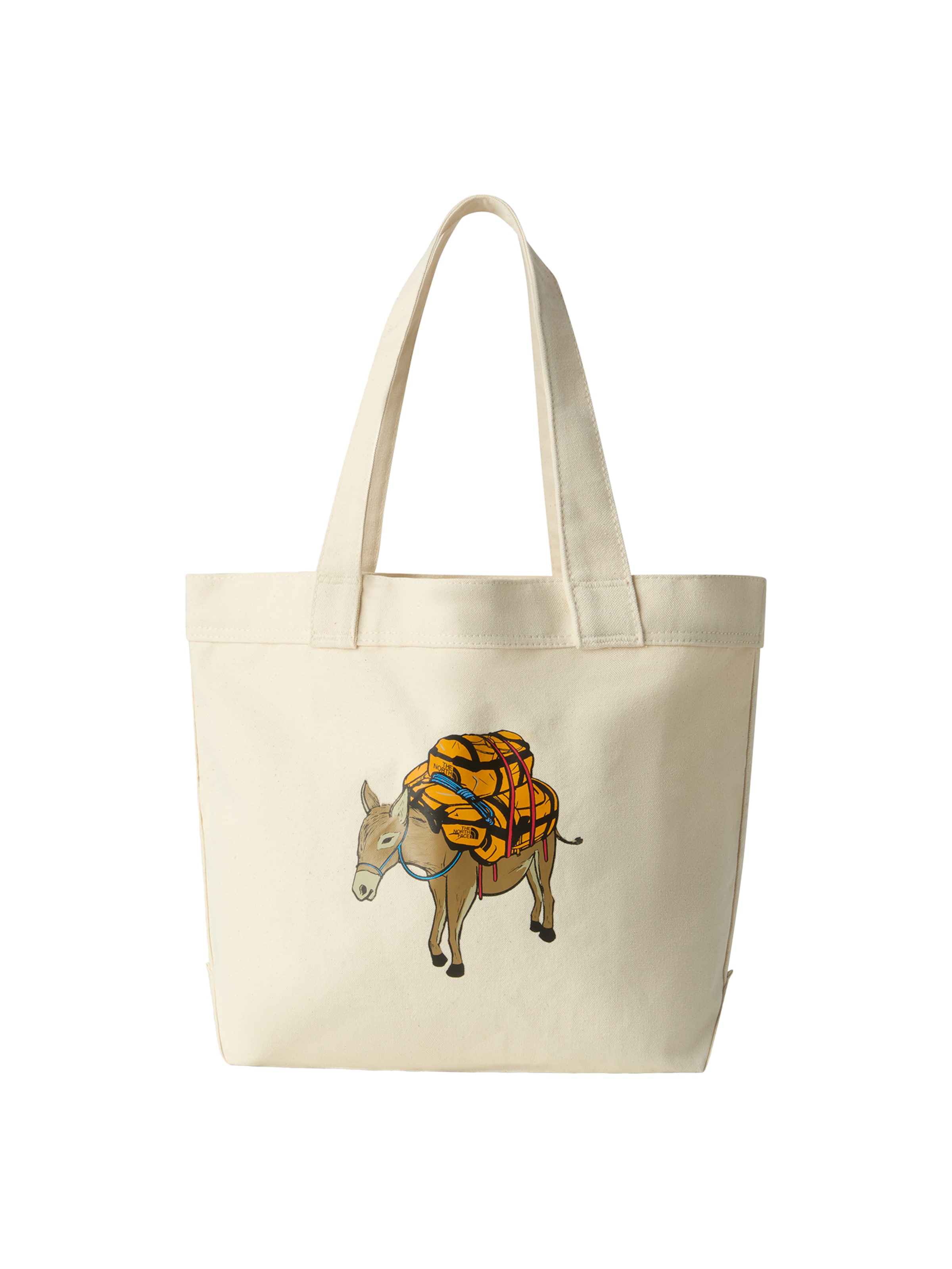 Plase de cumpărături de la THE NORTH FACE pe bej: față