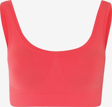 Hanro Bralette Bra ' Touch Feeling Padded ' in Red: front