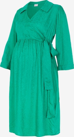 MAMALICIOUS Obleka 'Elodie' | zelena barva: sprednja stran