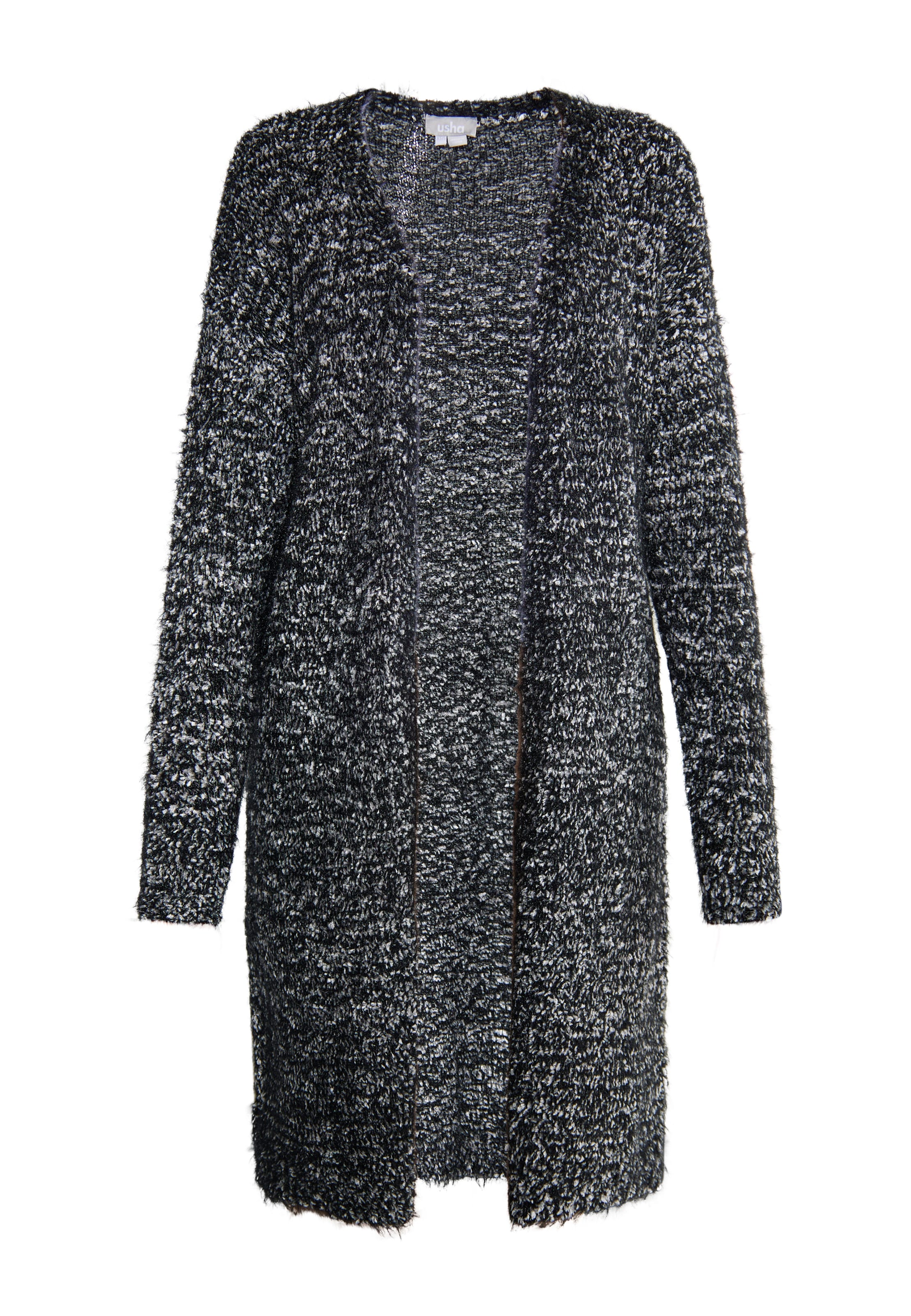 Usha Neuletakki 'Sivene' värissä harmaa: etupuoli