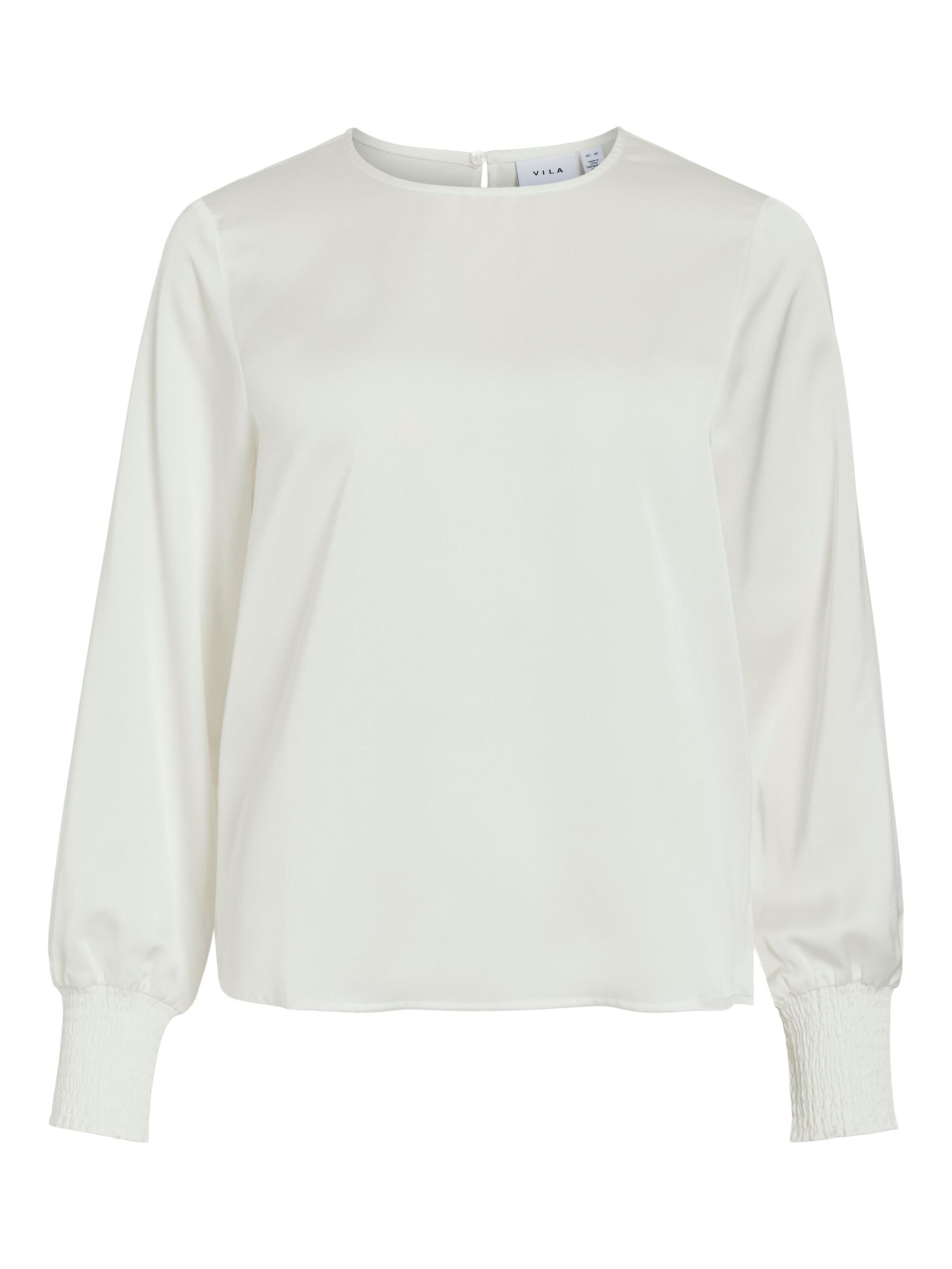 VILA - Blusa en blanco: frente