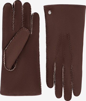 Gants 'GALWAY' Roeckl en marron : devant