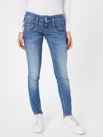 Herrlicher Slimfit Jeans in Blau: Vorderseite