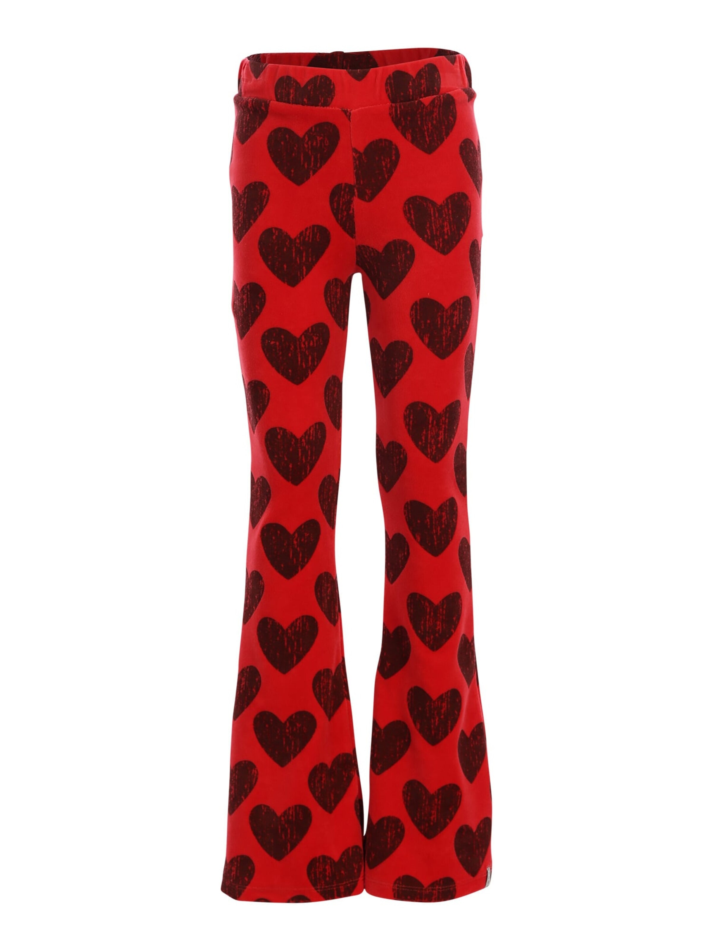 Looxs Revolution Flared Broek in Rood: voorkant