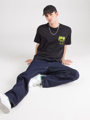 ADIDAS ORIGINALS Shirt 'Q12 DEATH' in Black