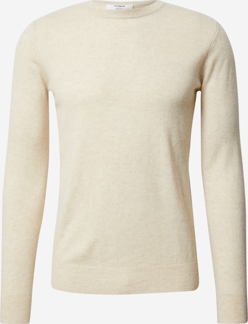 ABOUT YOU x Kevin Trapp Sweater 'Jannes' in Beige: front