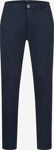 JEFF Slim fit Chino trousers ' Zra ' in Blue: front