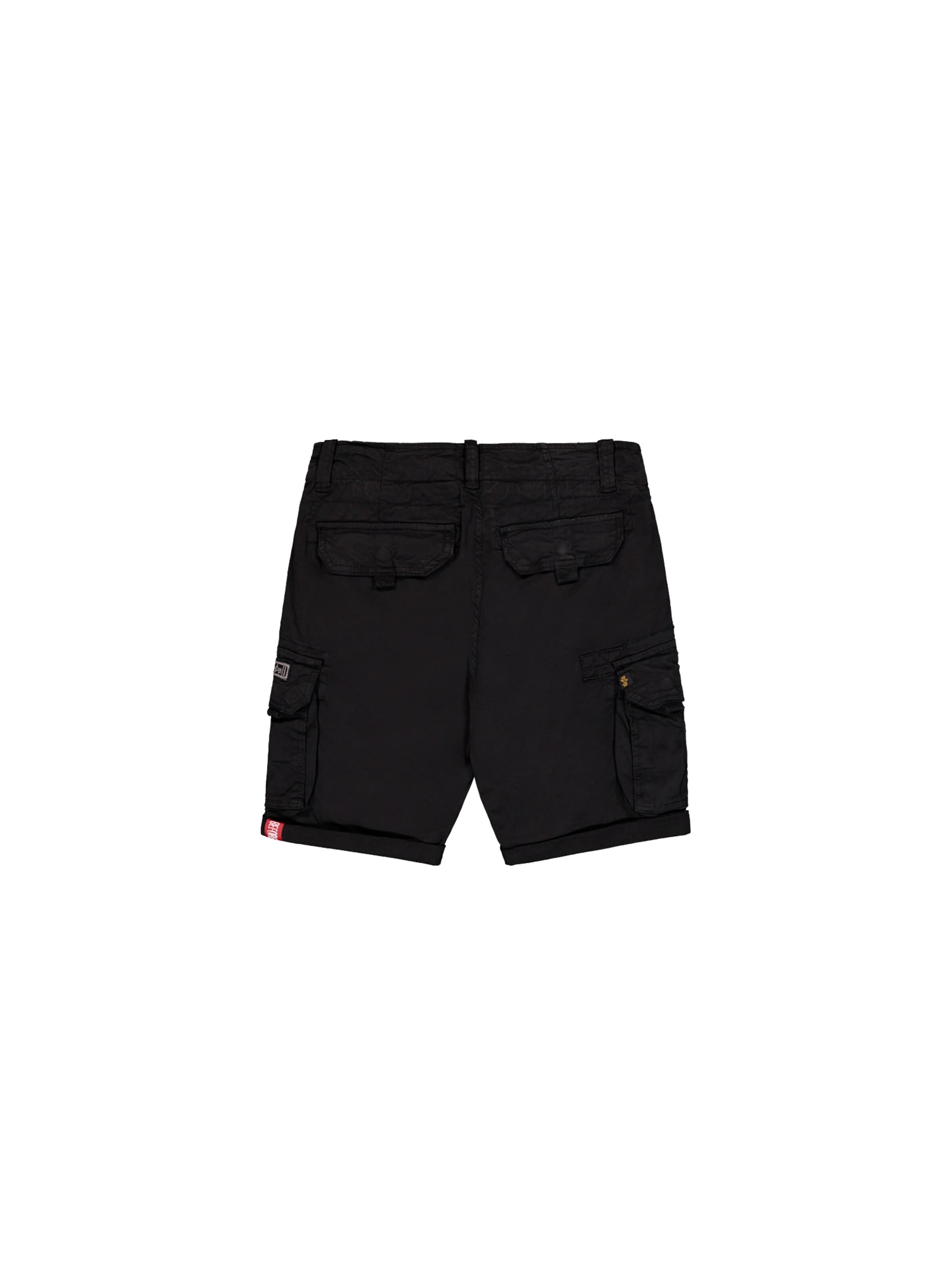 ALPHA INDUSTRIES Normalny krój Bojówki w kolorze czarny