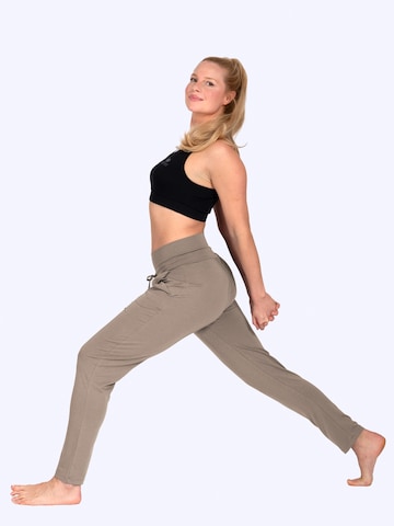 Magadi Regular Workout Pants 'Susan' in Beige