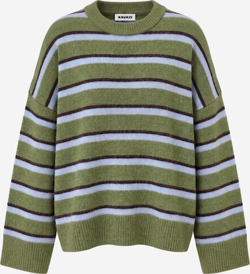 Pull-over KAVAZI en vert : devant