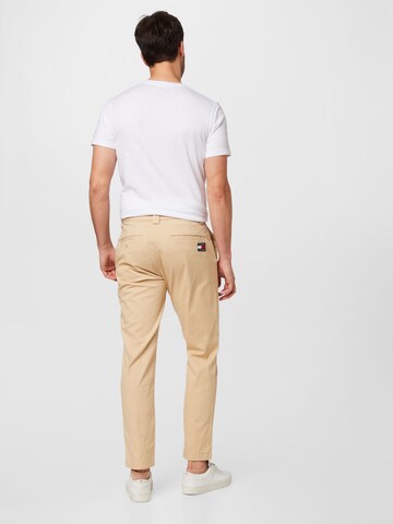 Regular Pantalon chino 'DAD' Tommy Jeans en beige
