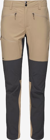 Haglöfs Regular Outdoor Pants 'Lite Flex' in Brown: front