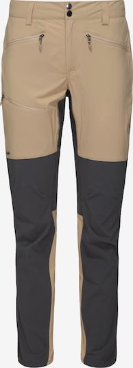 Haglöfs Outdoor Pants 'Lite Flex' in Light brown / Anthracite, Item view