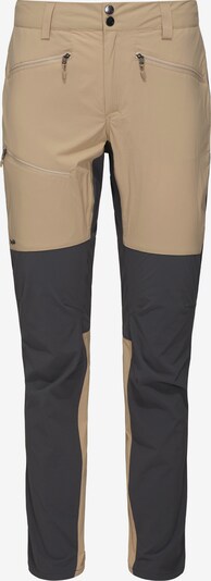 Haglöfs Outdoorhose 'Lite Flex' in hellbraun / anthrazit, Produktansicht