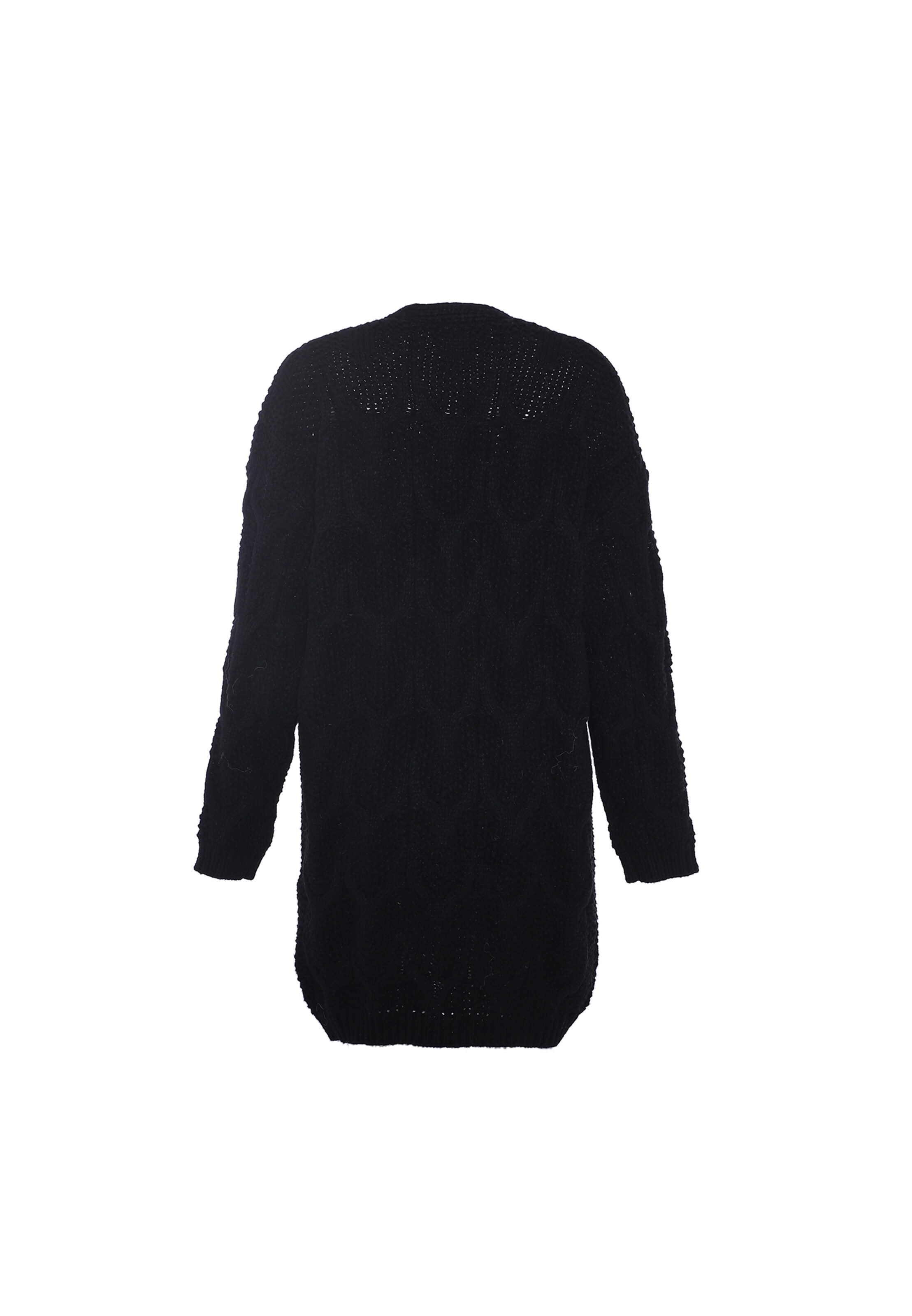 faina Πλεκτή ζακέτα σε μαύρο