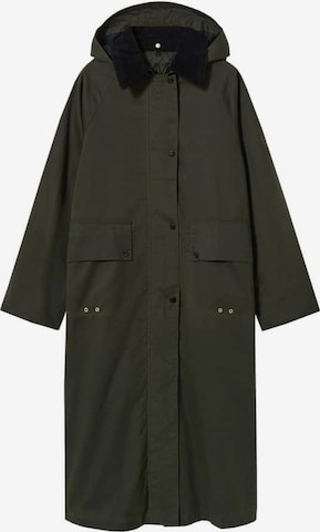 MANGO Between-Seasons Coat 'Ladydi' in Green: front