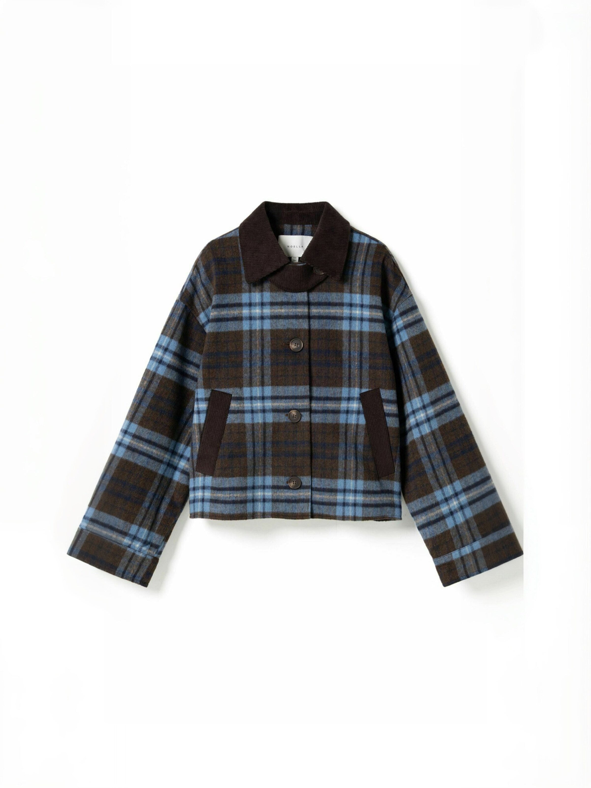 Veste mi-saison ' N-Maiya ' Noella en bleu : devant