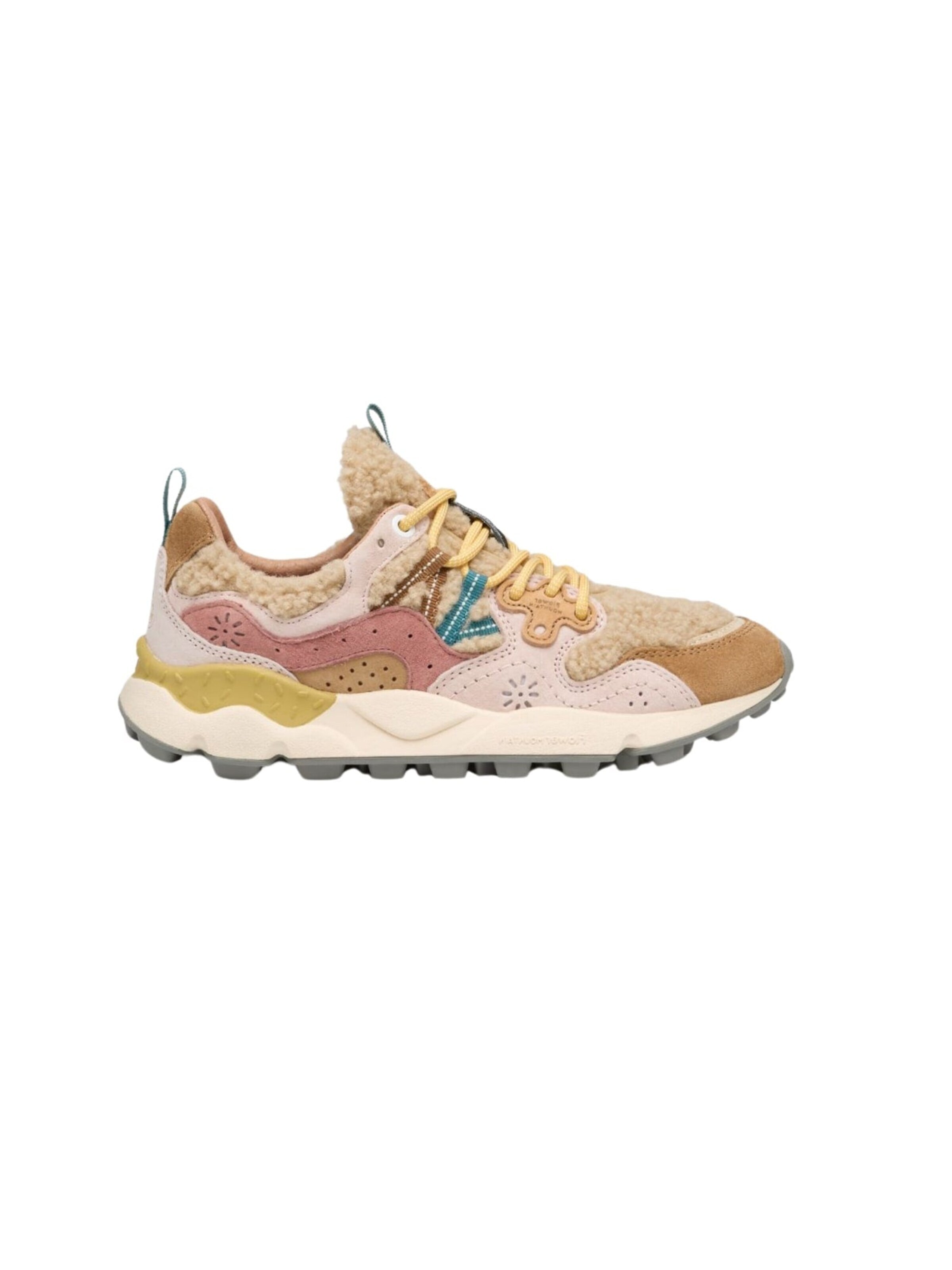 Flower Mountain Låg sneaker 'YAMANO 3 WOMAN' i brun: framsida