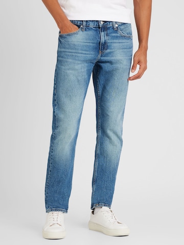 Calvin Klein Jeans Слим фит Дънки в синьо: отпред