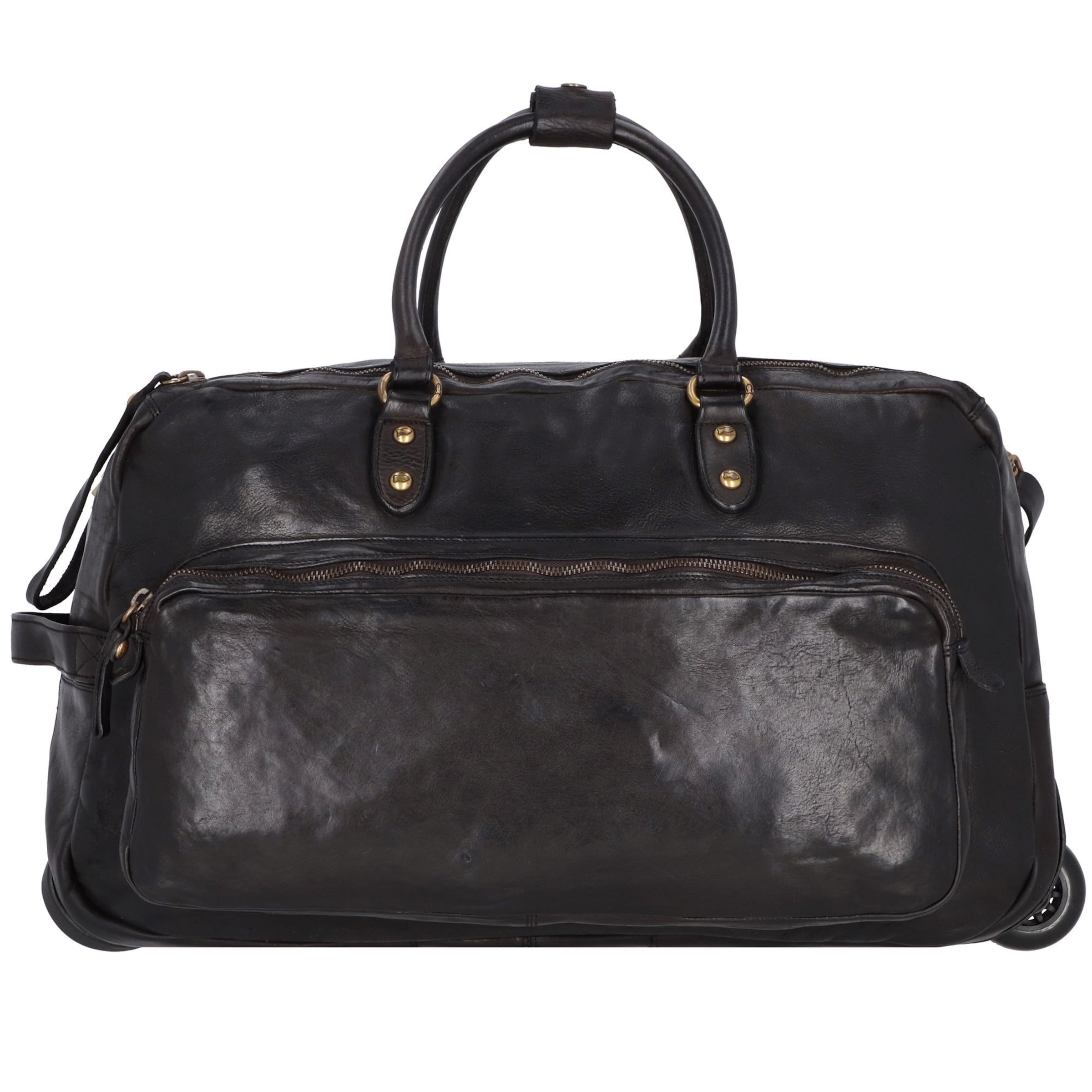 Borsa da viaggio di Campomaggi in nero: frontale