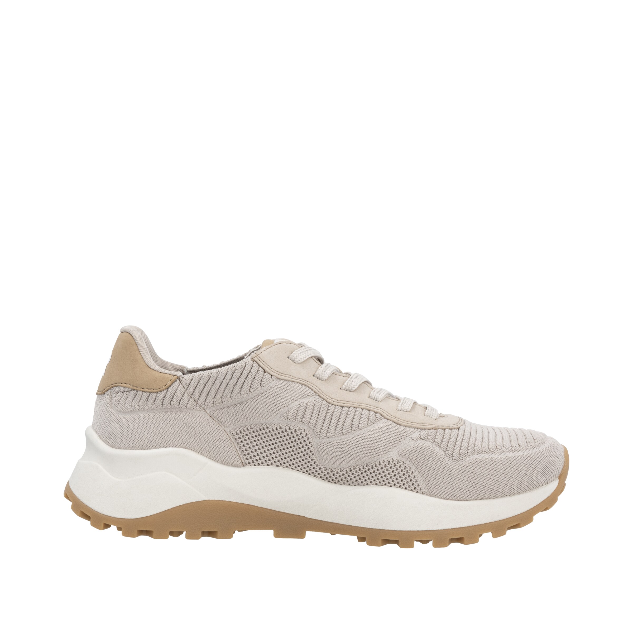 Baskets basses 'U1302' Rieker Sport en beige