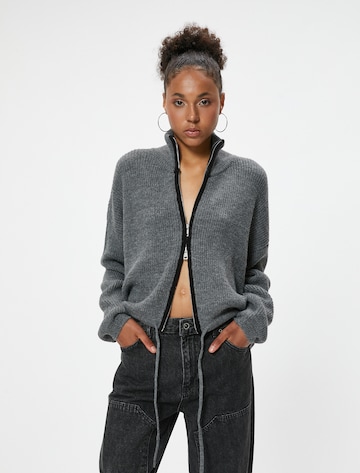 Koton Gebreid vest in Grijs