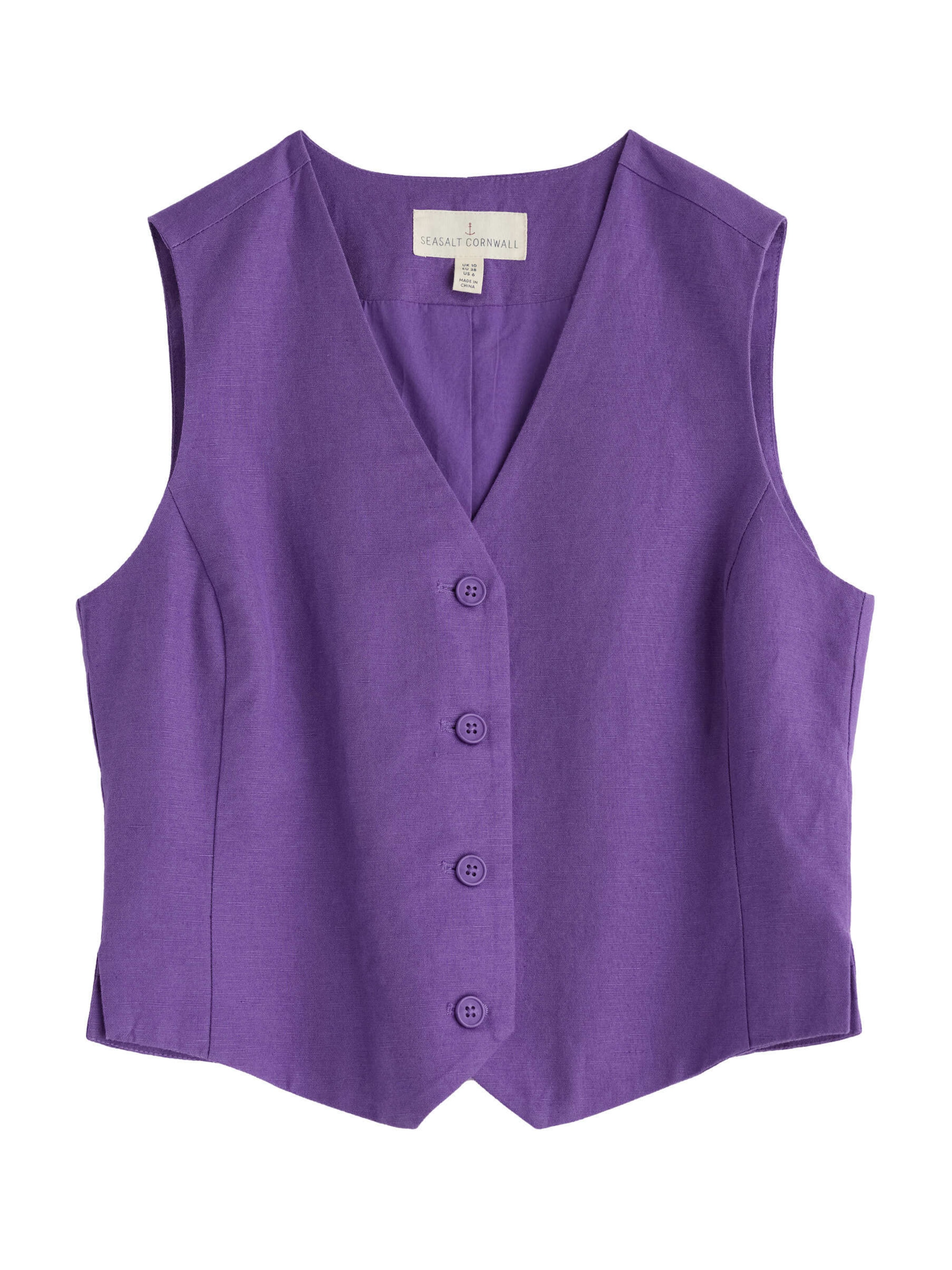 Seasalt Cornwall Vesta 'Erica' – fialová: přední strana