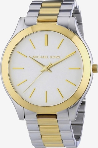 Michael Kors Analogové hodinky 'Slim Runway' – zlatá: přední strana