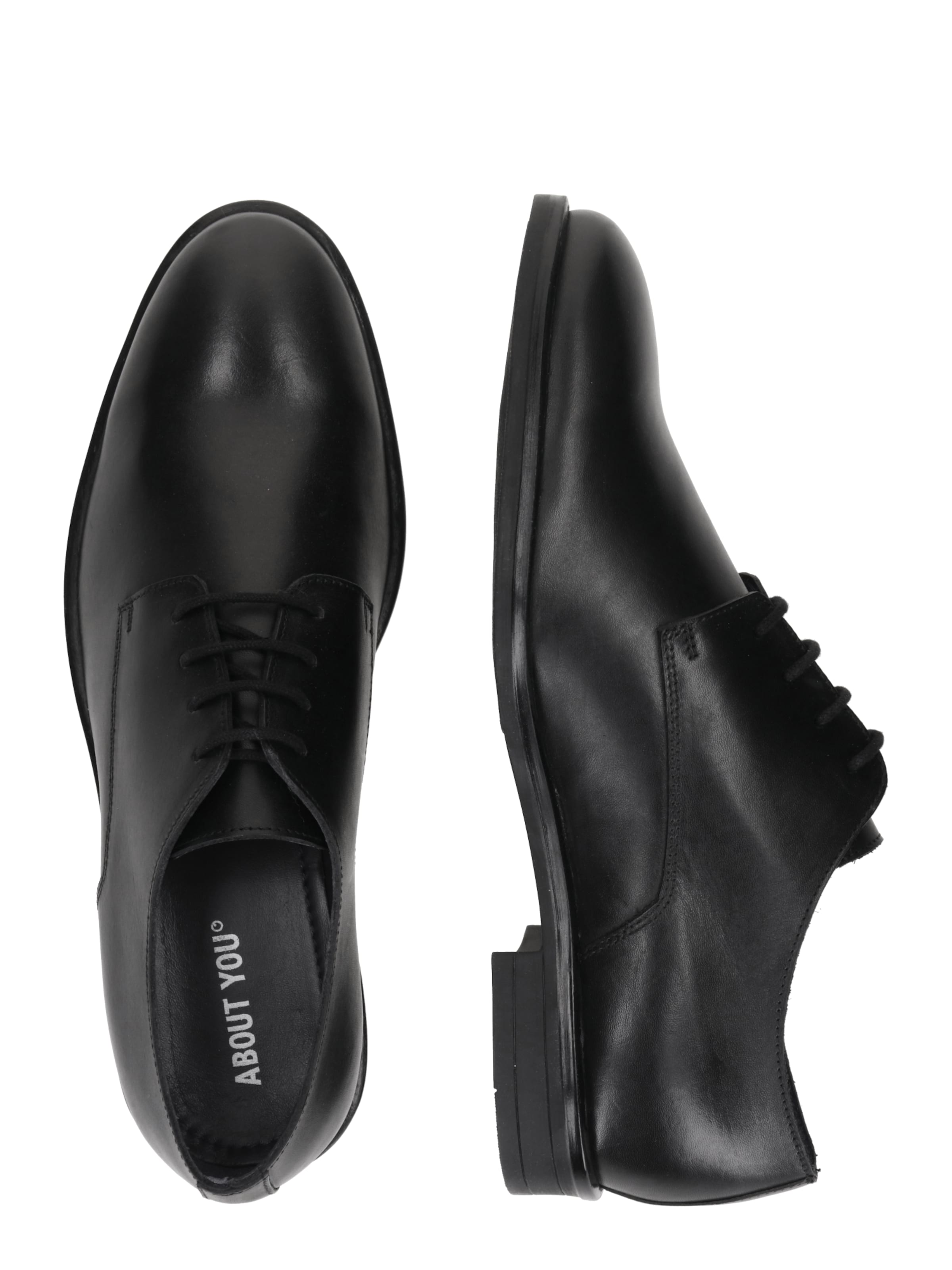 ABOUT YOU Fűzős cipő 'Elmedin' - fekete