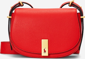 Polo Ralph Lauren Чанта с презрамки в червено: отпред