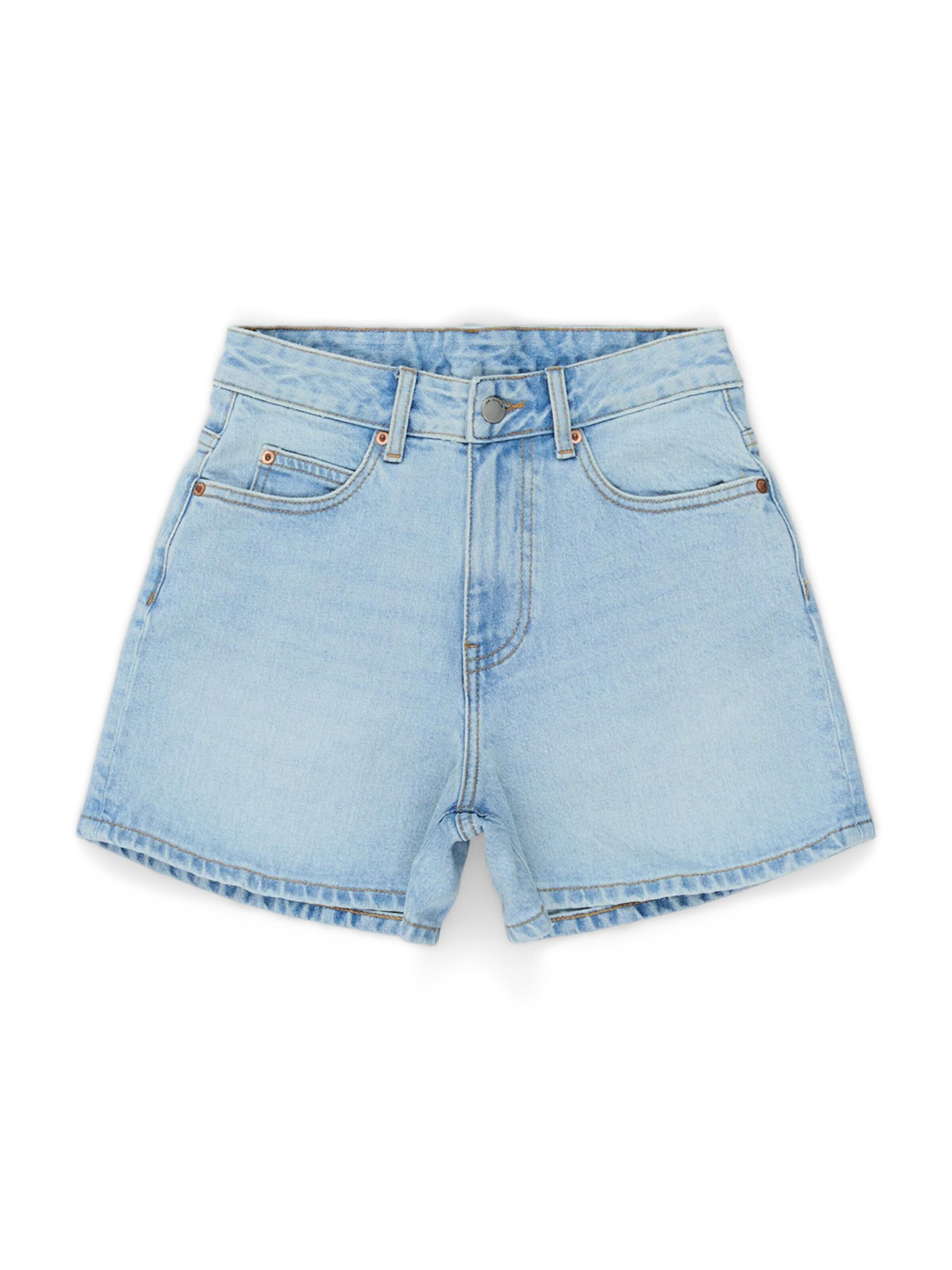 Dr. Denim Tapered Jeans 'Nora Shorts' in Blue: front