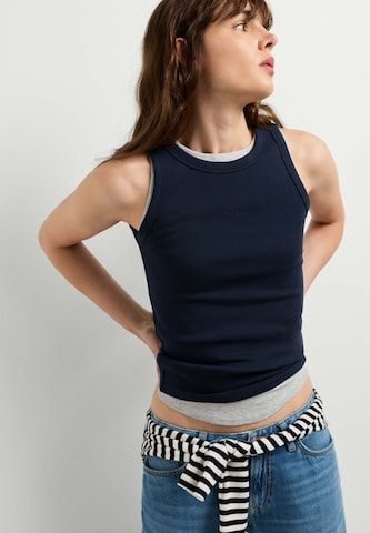 Top 'Brenda' di Pepe Jeans in blu: frontale