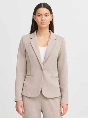ICHI - Blazer 'Kate' en marrón: frente