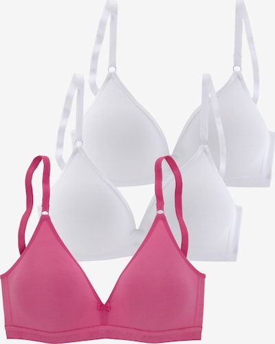 Sutien PETITE FLEUR pe roz / alb, Vizualizare produs